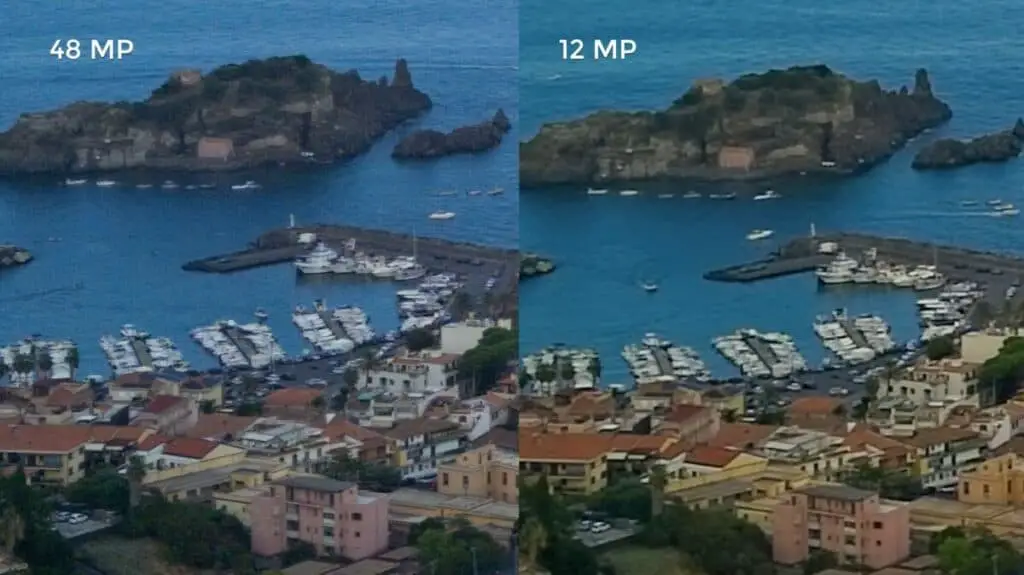 48 MP Photo Mode vs 12 MP in the Mini 3 Pro