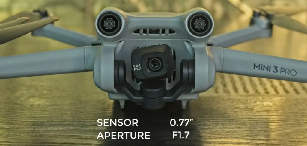 The camera of the Mini 3 Pro