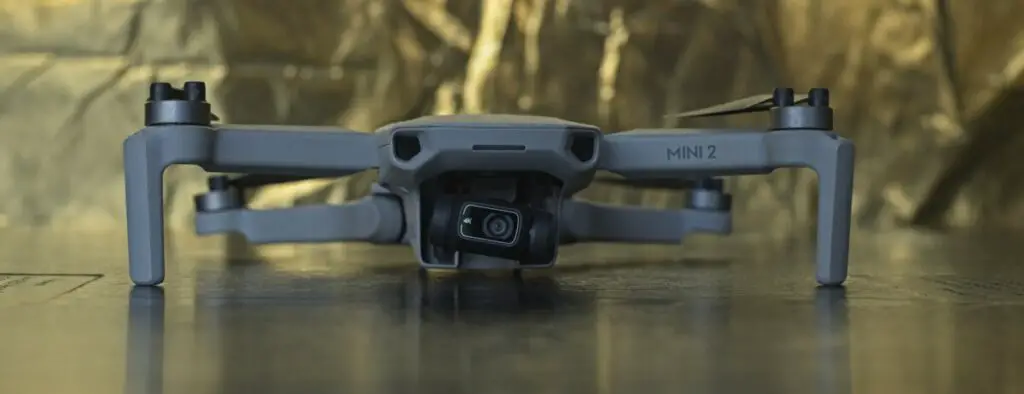 Front view of the DJI Mini 2