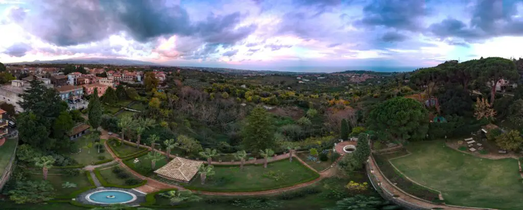 DJI Air 3 panorama, better results with the sun covered by clouds