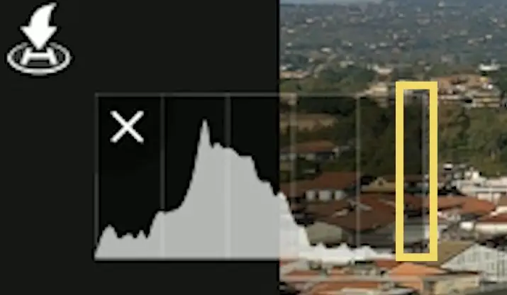 DJI Mini 4 Pro: The Histogram is the main tool for exposure