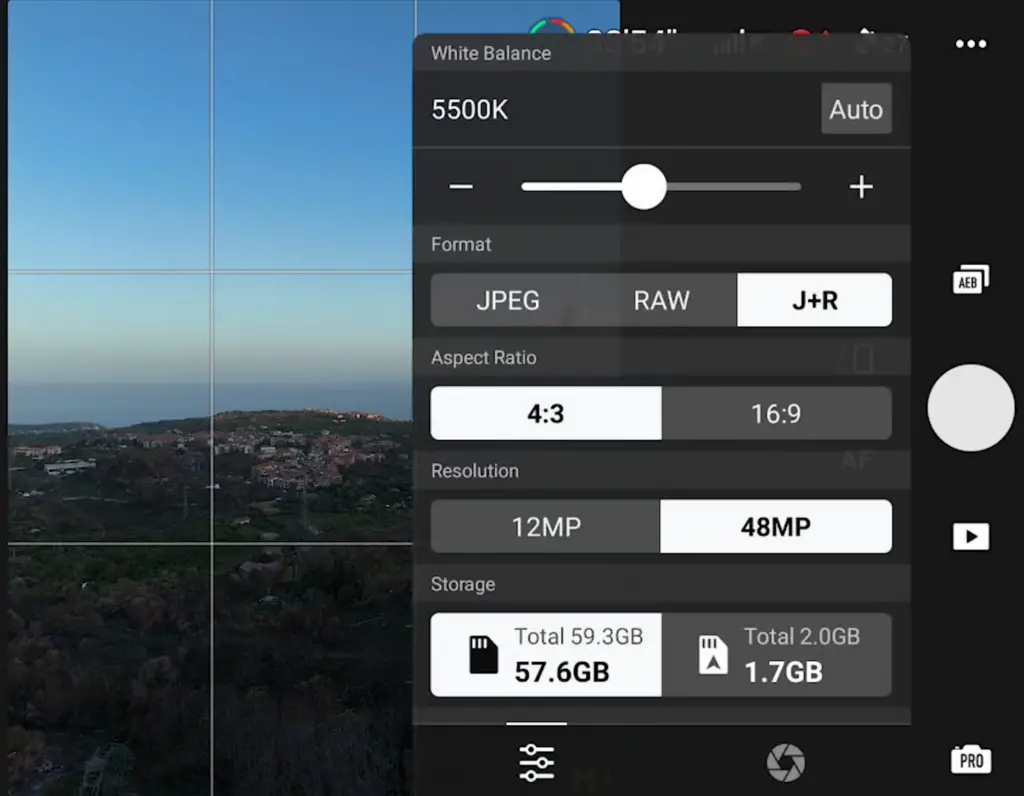 DJI Mini 4 Pro: the 48MP mode can be applied to vertical photos