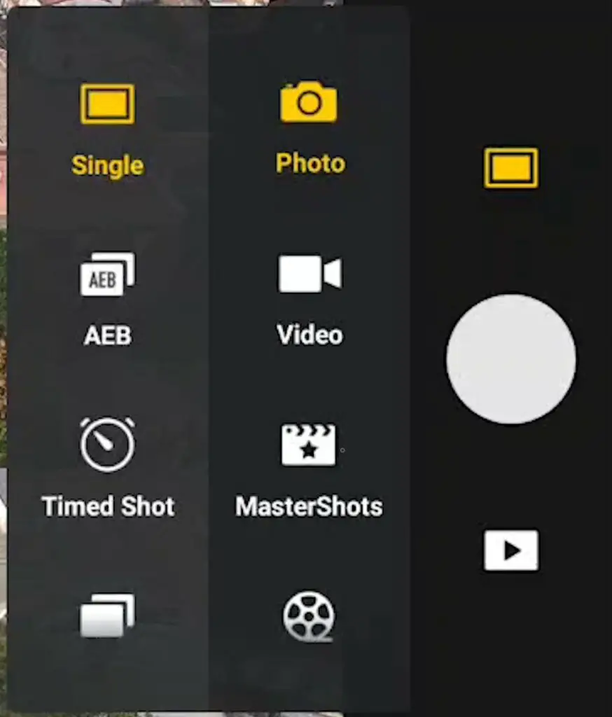 DJI Mini 4 Pro: MasterShots in the Photo/Video menu