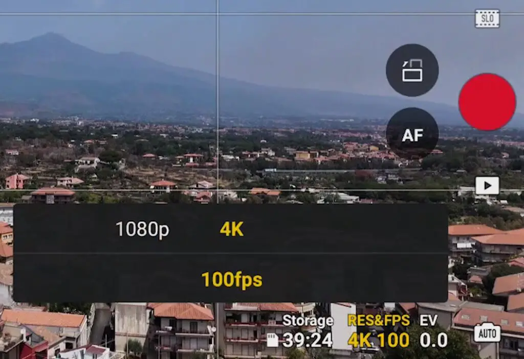 DJI Mini4 Pro and Air 3: Slow Motion mode at 4k