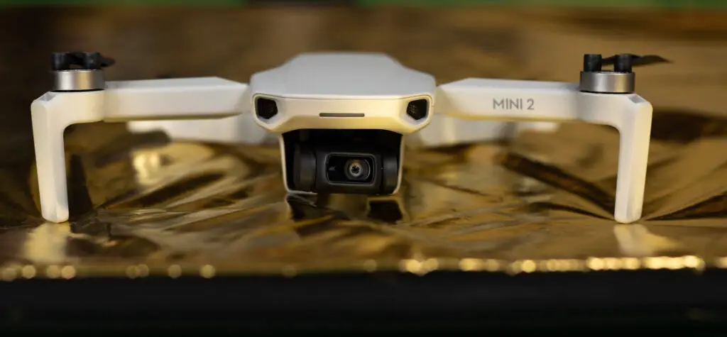 DJI Mini 2 front view (Vicvideopic)