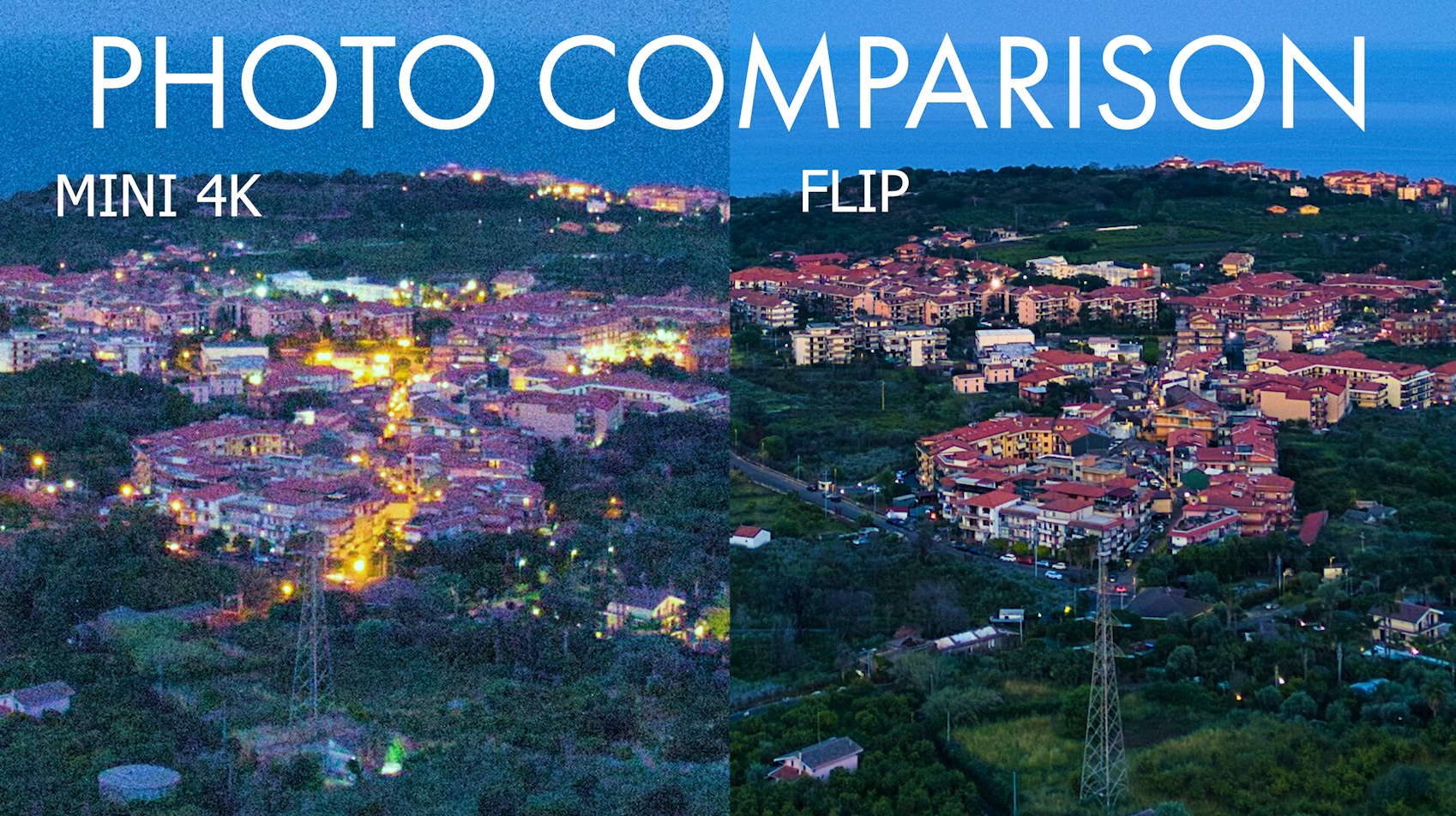 DJI Flip vs Mini 4k Photography – Photo Quality and Functionalities